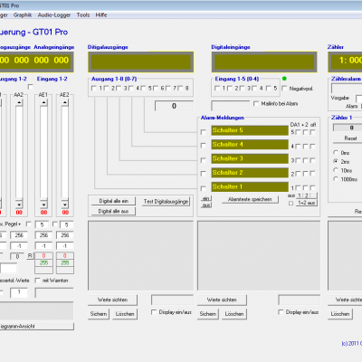 Steuerungssoftware für Velleman K8055 und VM110