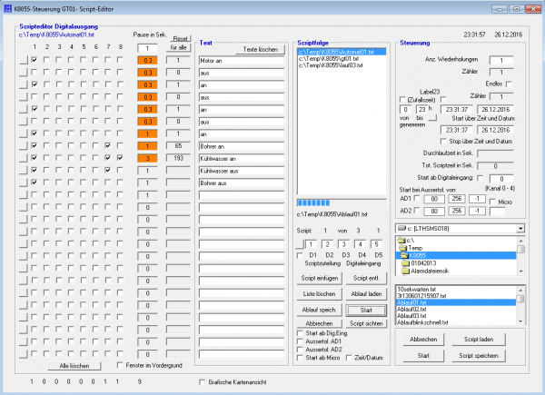 Steuerungssoftware für Velleman K8055 und VM110 – Bild 4